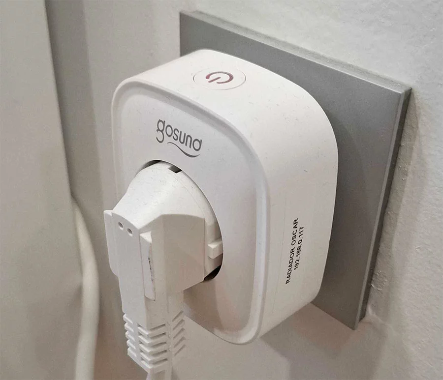 Enchufe Gosund con Tasmota para controlar un radiador