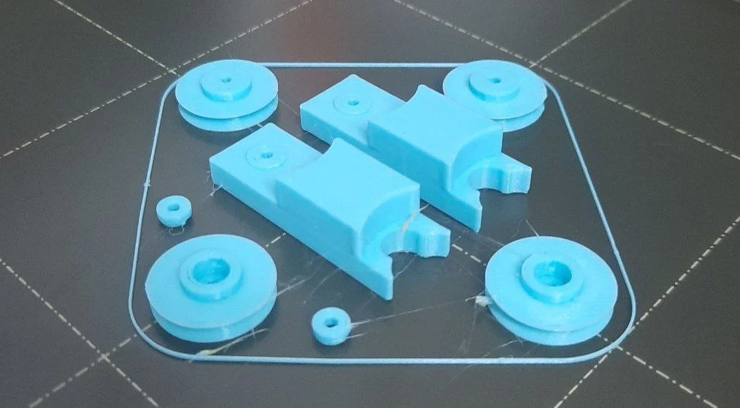 Piezas impresas en 3D para el mini tanque