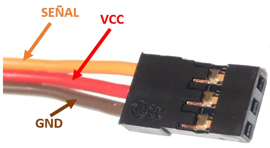 Conexiones de un servomotor