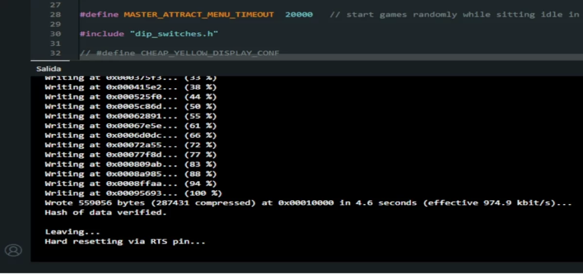 Cargar Galagino en ESP32